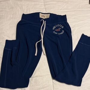 Hollister Kids Navy Joggers with Logo